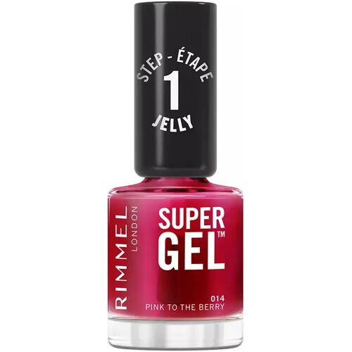 Rimmel London Super Gel Nagellack 12 ml 14-Pink To The Berry
