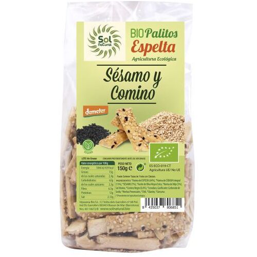 Sol Natural Sesam und Schwarzkümmel Bio 150 gr 150 gr