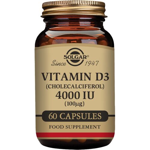 Solgar Vitamin D3 IE 100 mcg Gemüsekapseln 60 Kapseln