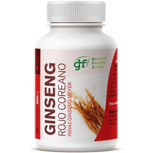 GHF Koreanischer Roter Ginseng 500 mg 90 Kapseln 50 gr