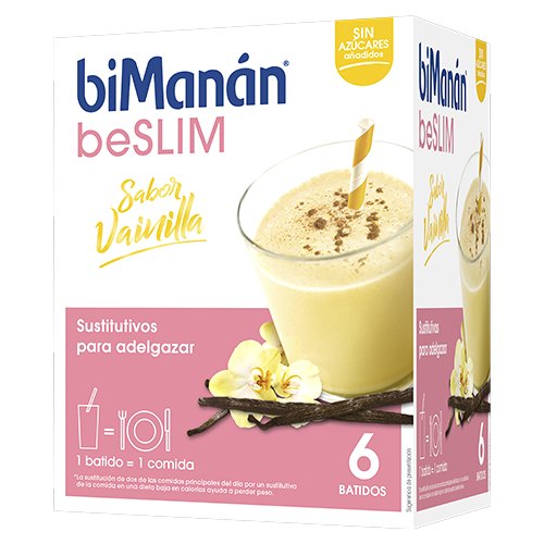 biManán Vanillegeschmack Shake 6 Umschläge Vanille