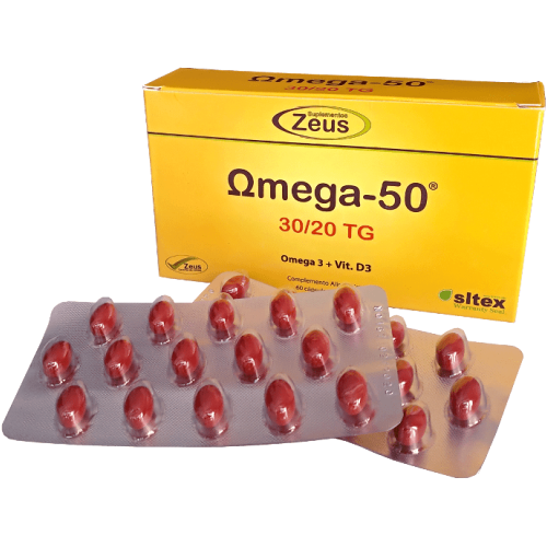 Suplementos Zeus Omega-50 30/20 Tg 120 Capsules