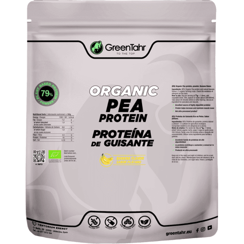 Greentahr Erbsenprotein Bananengeschmack 750 gr Eco