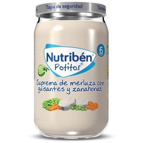 Nutribén Seehecht-Supreme-Eintopf mit Erbsen und Karotten 235 gr