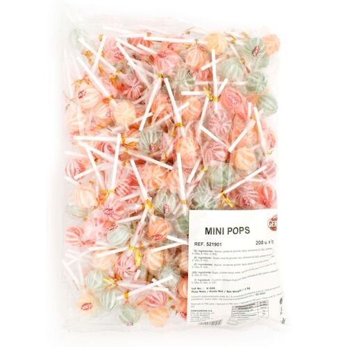Gerio SORTIERTE MINI-POPS 200 Einheiten x 5 gr