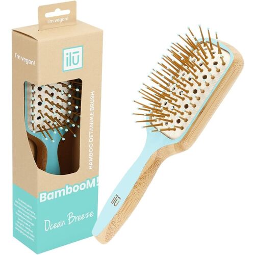 Tools For Beauty Ocean Breeze Mini Bamboo Detangling Brush Palette