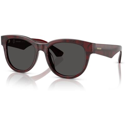 Burberry Rote Acetat Panto Sonnenbrille - UV-Schutz Burberry Rote Acetat Panto Sonnenbrille - UV-Schutz