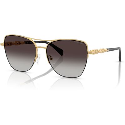 Michael Kors Dorado Beach Gold Grau Quadratisch Sonnenbrille - Sonnenbrille Michael Kors Dorado Beach Gold Grau Quadratisch Sonnenbrille - Sonnenbrille