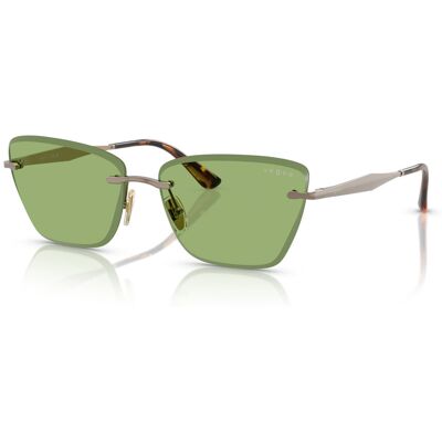 Vogue Brille Damen VO4332S Metall Braun Grün Cat Eye Vogue Brille Damen VO4332S Metall Braun Grün Cat Eye