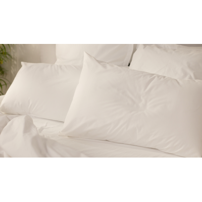 Emma Comfort Perkal Kopfkissenbezug Weiß 80x80cm Emma Comfort Perkal Kopfkissenbezug Weiß 80x80cm