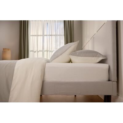Emma Silken Satin Spannbettlaken Weiss 140x200cm Emma Silken Satin Spannbettlaken Weiss 140x200cm