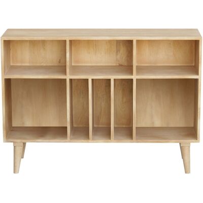 Miliboo Isidro Mangoholz Buffet für Flaschen & Schallplatten - 120cm Miliboo Isidro Mangoholz Buffet für Flaschen & Schallplatten - 120cm