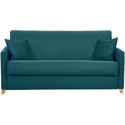 Miliboo Blau Petrol 3-Sitzer Schlafsofa - Schlafsofa Miliboo Blau Petrol 3-Sitzer Schlafsofa - Schlafsofa
