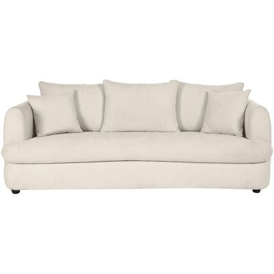 Miliboo Sacha Beiger Samt 3-4-Sitzer Organischer Couch Miliboo Sacha Beiger Samt 3-4-Sitzer Organischer Couch