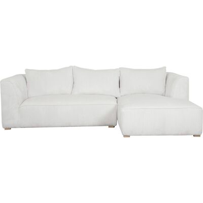 Miliboo Beiges Samt-Couch Miliboo Beiges Samt-Couch