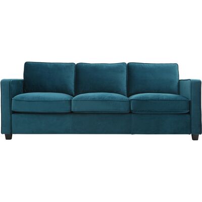 Miliboo Design-Sofa Samt Smaragdgrün 3-Sitzer BROOKLYN Miliboo Design-Sofa Samt Smaragdgrün 3-Sitzer BROOKLYN