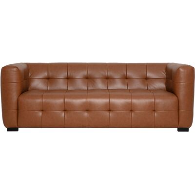 Miliboo Designer Sofa CORTO in braunem Leder mit 3 Sitzen Miliboo Designer Sofa CORTO in braunem Leder mit 3 Sitzen