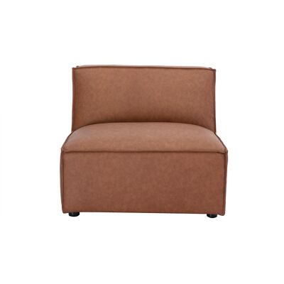 Miliboo Modul rechts für braunes Leder Sofa SPLIT Miliboo Modul rechts für braunes Leder Sofa SPLIT