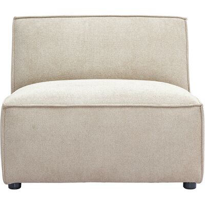 Miliboo Modul rechts für Sofa in beigefarbenem Samt-Effekt Textilstoff SPLIT Miliboo Modul rechts für Sofa in beigefarbenem Samt-Effekt Textilstoff SPLIT