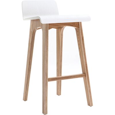 Miliboo Barstuhl aus Holz - 65 cm - skandinavisch - BALTIK Miliboo Barstuhl aus Holz - 65 cm - skandinavisch - BALTIK