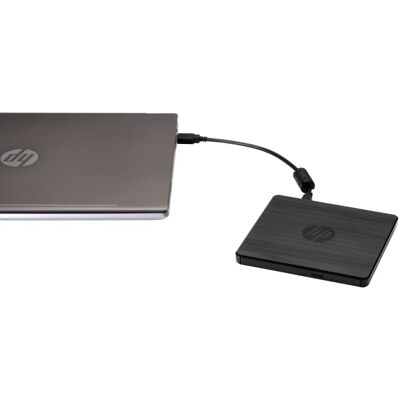 Externer HP USB 2.0 DVD-Brenner kompakt 8x DVD 24x CD schwarz Externer HP USB 2.0 DVD-Brenner kompakt 8x DVD 24x CD schwarz
