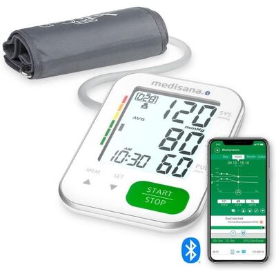 Blutdruckmessgerät Medisana BU 572 Bluetooth LCD 2 Benutzer Blutdruckmessgerät Medisana BU 572 Bluetooth LCD 2 Benutzer
