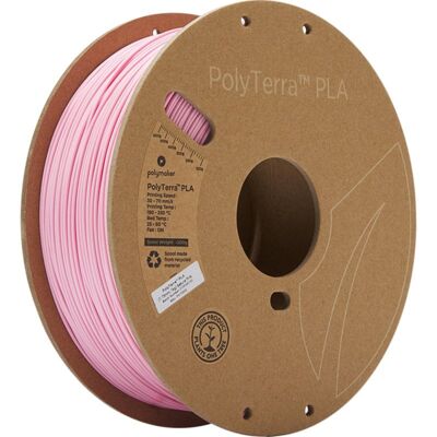 Filament PLA Polymaker PolyTerra Pink 1,75 mm Umweltfreundlich Robust Filament PLA Polymaker PolyTerra Pink 1,75 mm Umweltfreundlich Robust
