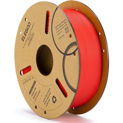 Filament PLA Elegoo Rot 1,75 mm 1000 g Pappspule Filament PLA Elegoo Rot 1,75 mm 1000 g Pappspule