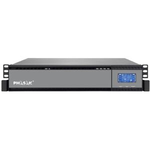 Phasak Online Rack-USV Online-Doppelkonvertierung 1000 VA 800 W Phasak Online Rack-USV Online-Doppelkonvertierung 1000 VA 800 W