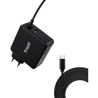 TooQ TQLC-USBC65PD Laptop-Ladegerät USB-C PD 3.0 65W Schwarz TooQ TQLC-USBC65PD Laptop-Ladegerät USB-C PD 3.0 65W Schwarz