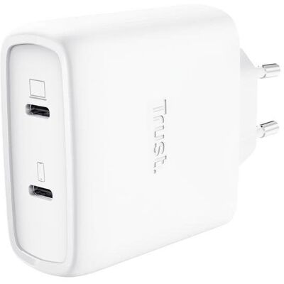 Ladegerät Trust Maxo 65W 2 USB-C Ports GaN Ladegerät Trust Maxo 65W 2 USB-C Ports GaN