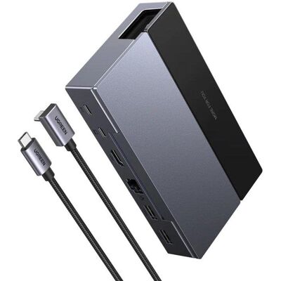 Docking Station Ugreen 6 in 1 für Steam Deck USB-A USB-C HDMI Grau Docking Station Ugreen 6 in 1 für Steam Deck USB-A USB-C HDMI Grau