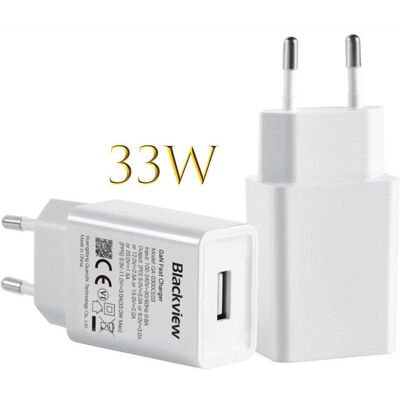USB-C-Ladegerät 33W Blackview Schnellladung 3.0 USB-C-Ladegerät 33W Blackview Schnellladung 3.0