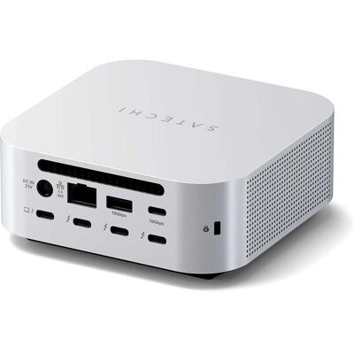 Satechi CubeDock Thunderbolt 5 SSD M.2 NVMe Station Silber Satechi CubeDock Thunderbolt 5 SSD M.2 NVMe Station Silber