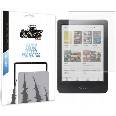 Bildschirmschutz GrizzGlass PaperScreen für Kobo Clara Colour 6 entspiegelt Bildschirmschutz GrizzGlass PaperScreen für Kobo Clara Colour 6 entspiegelt