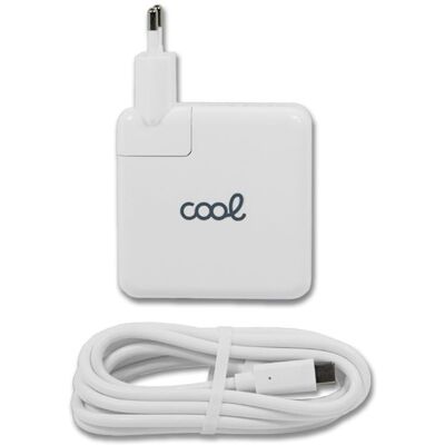 Cool Weiß Laptop-Ladegerät - 61W USB-C, Kompakt & Universell Cool Weiß Laptop-Ladegerät - 61W USB-C, Kompakt & Universell