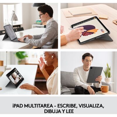 Logitech Combo Touch QWERTY Spanisch Smart Connector Grau Logitech Combo Touch QWERTY Spanisch Smart Connector Grau