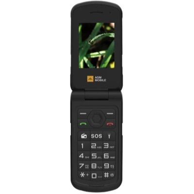 AGM M10 Flip 4G Dual-SIM-Mobiltelefon Schwarz MIL-STD-810H 1200 mAh Bluetooth 5.0 AGM M10 Flip 4G Dual-SIM-Mobiltelefon Schwarz MIL-STD-810H 1200 mAh Bluetooth 5.0