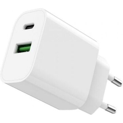 Wandladegerät SPC Fast Charger 4341B 1xUSB Typ-C 1xUSB 20W Weiß Wandladegerät SPC Fast Charger 4341B 1xUSB Typ-C 1xUSB 20W Weiß