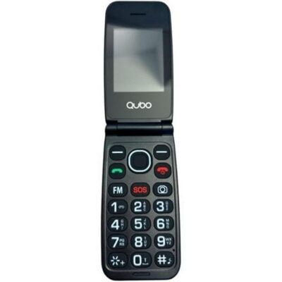 Qubo NEONW-BK 4G Klapphandy für Senioren/Schwarz Qubo NEONW-BK 4G Klapphandy für Senioren/Schwarz