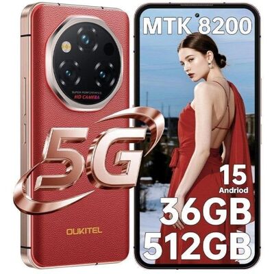Oukitel WP210 5G 12GB 6,7" 512GB Rot Outdoor Smartphone Oukitel WP210 5G 12GB 6,7" 512GB Rot Outdoor Smartphone