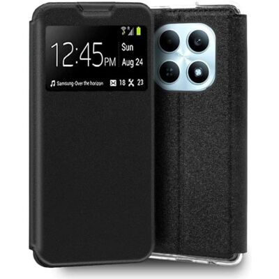 Funda para móvil Cool Flip Cover Solapa Polipiel Negra Antigolpes para Xiaomi Redmi Note 15 Funda para móvil Cool Flip Cover Solapa Polipiel Negra Antigolpes para Xiaomi Redmi Note 15