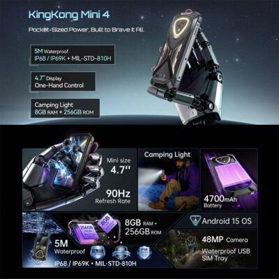 Cubot KingKong Mini 4 4G 6GB 128GB 4.7" Grün Cubot KingKong Mini 4 4G 6GB 128GB 4.7" Grün