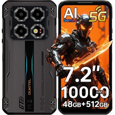 Oukitel WP60 5G 16GB 512GB 7.2" Schwarz Oukitel WP60 5G 16GB 512GB 7.2" Schwarz