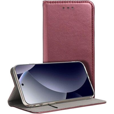 Funda für Handy Cool Flip Cover Buch Polipiel Burgundy für Xiaomi Redmi Note 15 Pro Plus 5G und POCO M8 Pro 5G Funda für Handy Cool Flip Cover Buch Polipiel Burgundy für Xiaomi Redmi Note 15 Pro Plus 5G und POCO M8 Pro 5G
