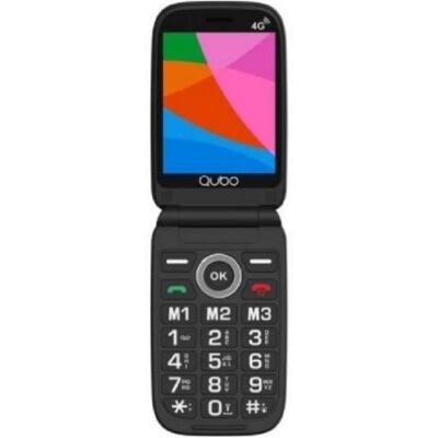 Handy Qubo X-D340 4G Doppelbildschirm Bluetooth SOS Schwarz Handy Qubo X-D340 4G Doppelbildschirm Bluetooth SOS Schwarz