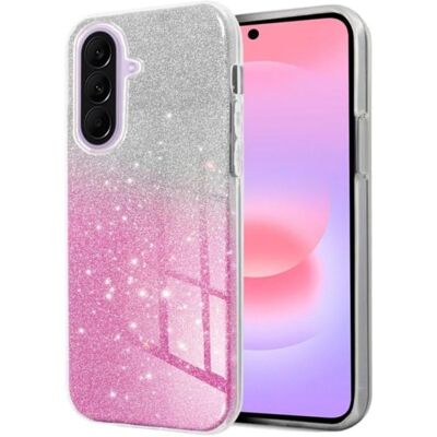 Funda für Handy Cool Glitter Bicolor Kunststoff Rosa Stoßfest für Samsung A376 Galaxy A37 5G Funda für Handy Cool Glitter Bicolor Kunststoff Rosa Stoßfest für Samsung A376 Galaxy A37 5G