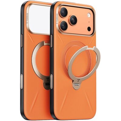 Funda für Handy Torras Ostand Spin Vegskin Series Orange für iPhone 17 Pro Max Funda für Handy Torras Ostand Spin Vegskin Series Orange für iPhone 17 Pro Max