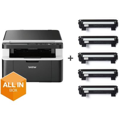 Multifunktion Brother DCP-1612WVB Laser Mono WiFi Scanner LCD 2-zeilig Multifunktion Brother DCP-1612WVB Laser Mono WiFi Scanner LCD 2-zeilig
