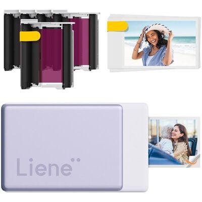 Sublimationsdrucker Bluetooth Liene Pearl N200 Pro tragbar selbstklebend lila Sublimationsdrucker Bluetooth Liene Pearl N200 Pro tragbar selbstklebend lila